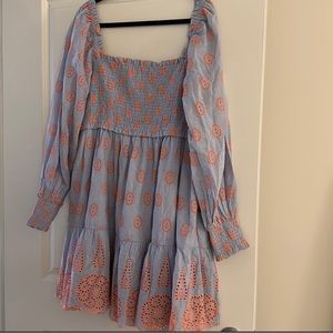 Lilly Pulitzer Rainna Smocked Eyelet Dress